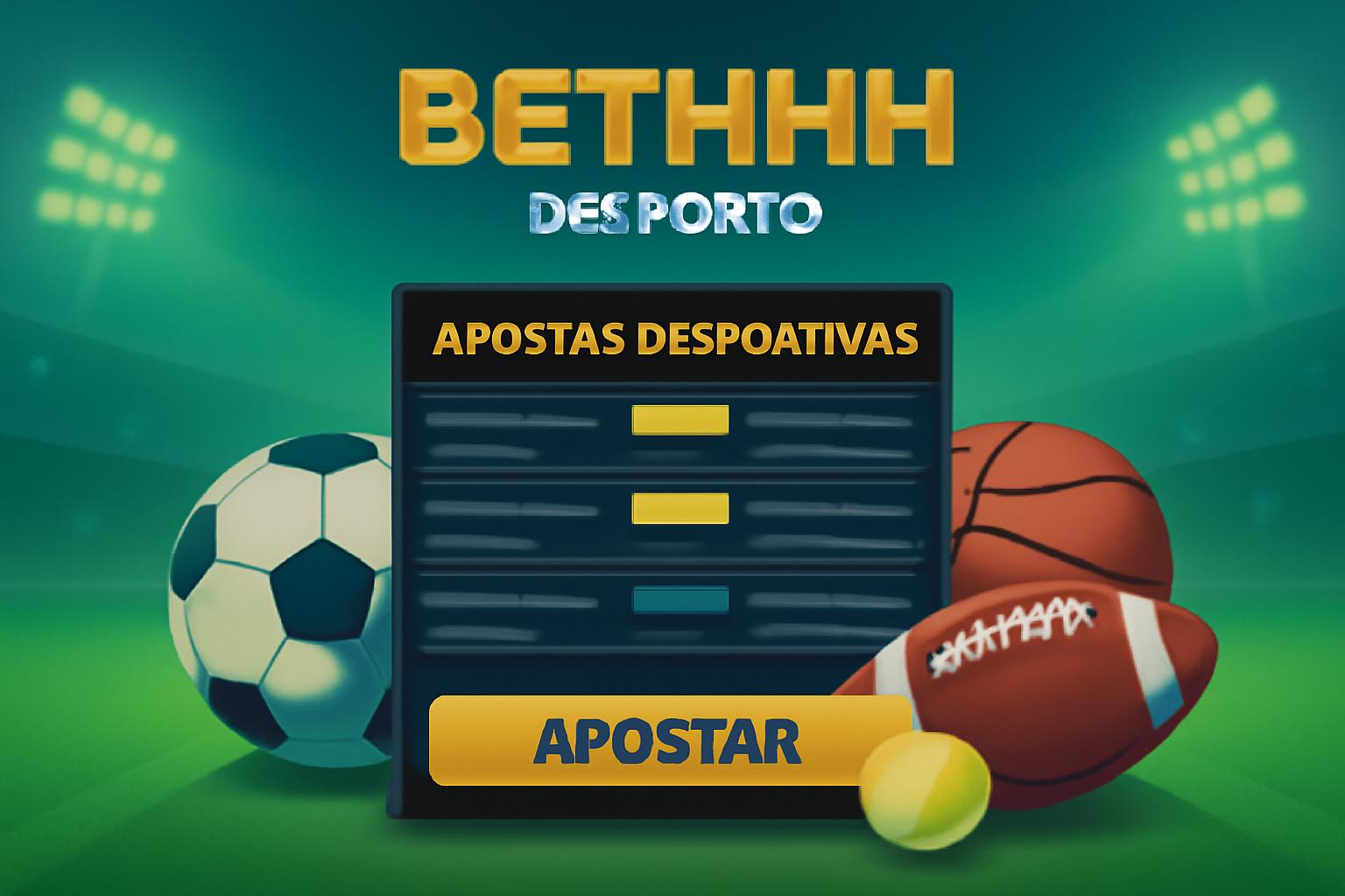 Aposte em apostas esportivas no cassino online BETHHH